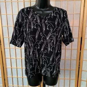 Chico’s 100% Supima Cotton Parrot Tee